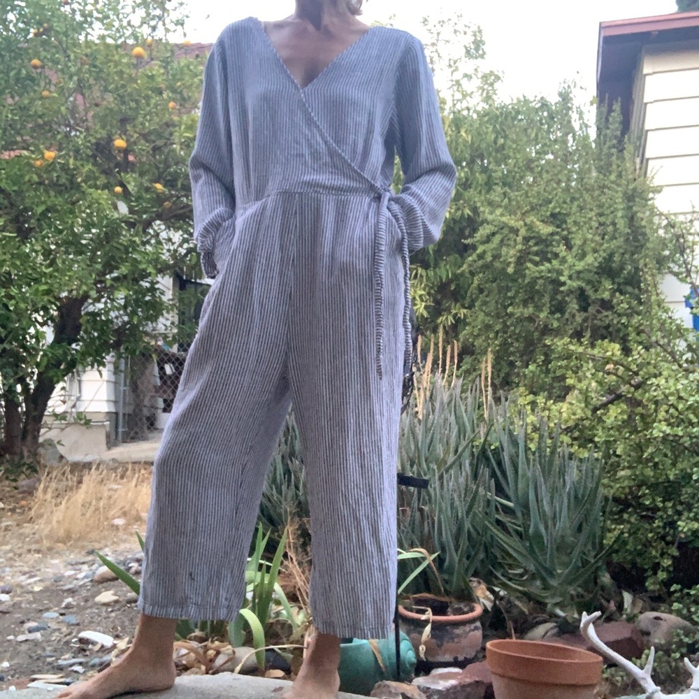 Comfy striped jumpsuit
